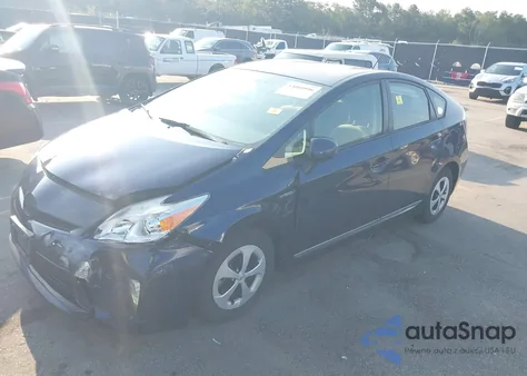 2012 Toyota Prius Two из США, поврежденный, VIN JTDKN3DU8C1578421